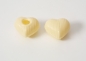 Preview: 3 set - white mini chocolate heart hollow shells at sweetART -1